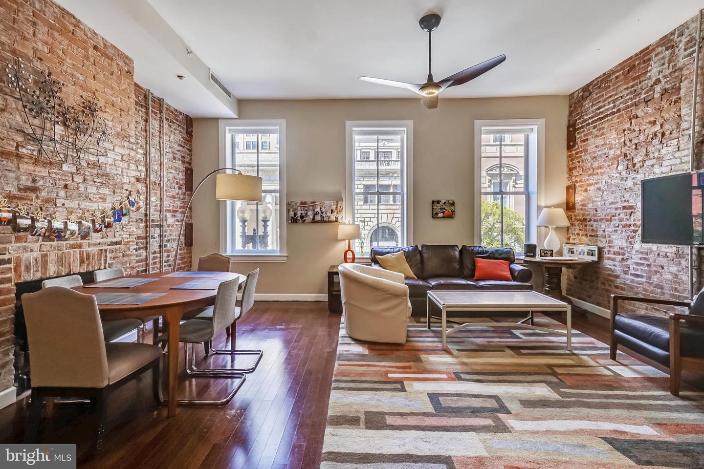 Exposed Brick DC | Two Story Condo Downtown: $939,000